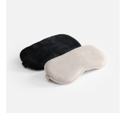 Двухстороняя маска для сна Veluto, серая