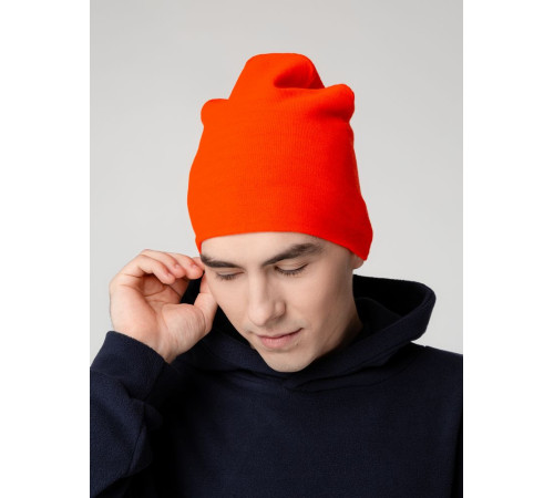 Шапка Hey, красно-оранжевая (кармин)