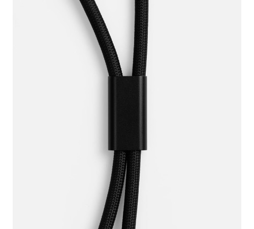 Кабель-ланьярд energyFlex Power Delivery 60 Вт, черный