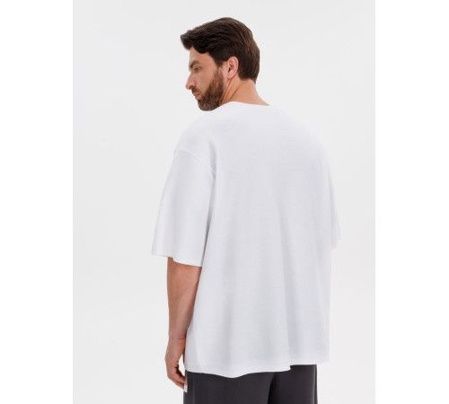 Джемпер с коротким рукавом Siluetti Volumica, молочно-белый