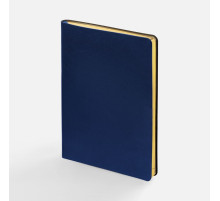 Ежедневник Nebraska Flex, недатированный, синий с золотистым