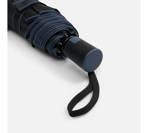 Зонт складной Edgeline, темно-синий