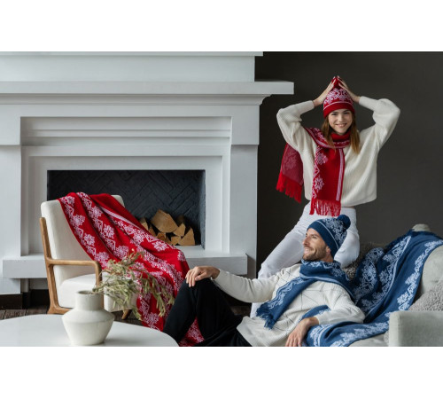 Плед Onego, красный