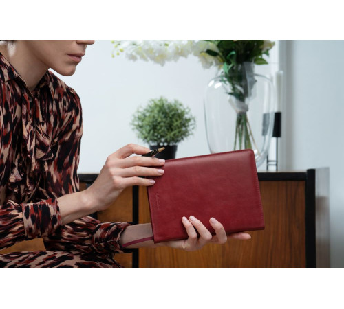 Ежедневник Termini, недатированный, темно-красный