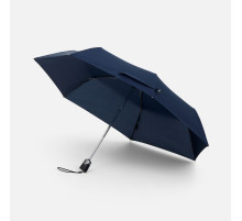 Складной зонт Take It Duo, темно-синий