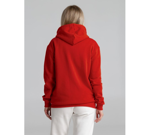 Толстовка на молнии с капюшоном Unit Siverga Heavy, красная