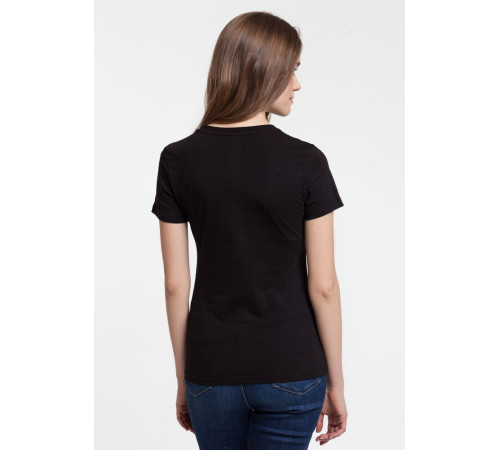 Футболка женская «Ван-Пакман», черная