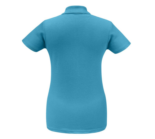 Рубашка поло женская ID.001 бирюзовая