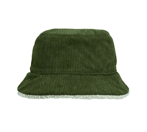 Панама Bucket двусторонняя утепленная, хаки с бежевым