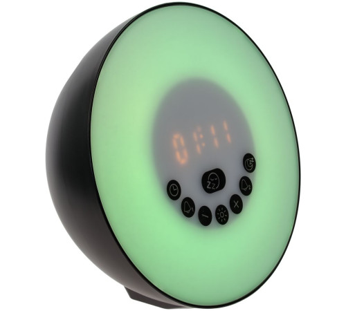 Лампа-колонка dreamTime для пробуждения светом и музыкой, черная