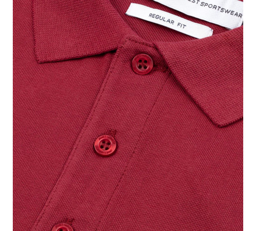 Рубашка поло мужская Neptune, вишнево-красная