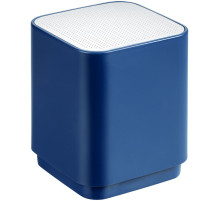 Беспроводная колонка с подсветкой гравировки Glim, синяя