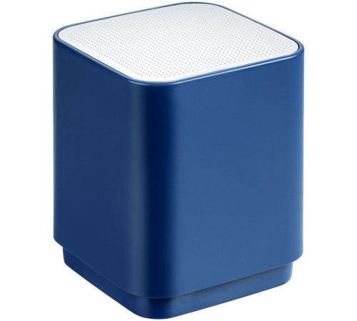 Беспроводная колонка с подсветкой гравировки Glim, синяя