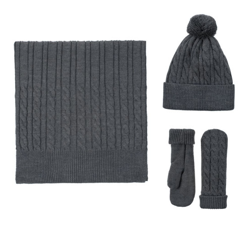 Варежки Heat Trick, серый меланж