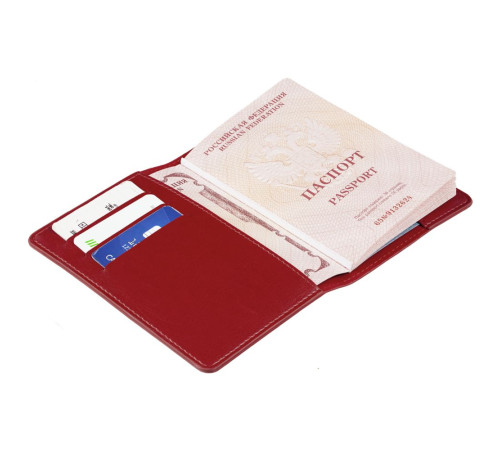 Обложка для паспорта Nebraska, красная