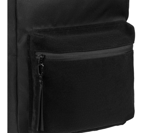 Рюкзак Patch Catcher с карманом из липучки, черный