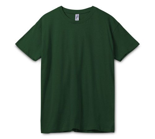 Футболка унисекс Regent 150, темно-зеленая