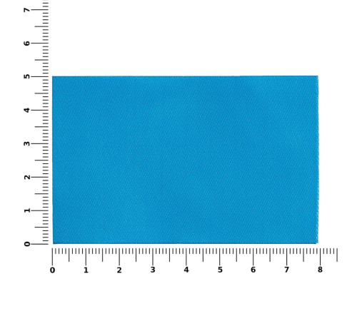 Лейбл тканевый Epsilon, XL, голубой