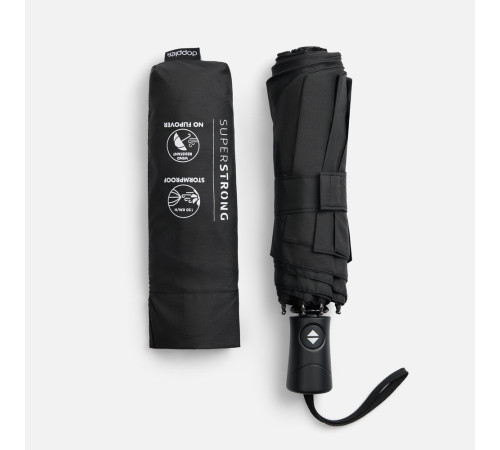 Складной зонт Fiber Magic Superstrong, черный