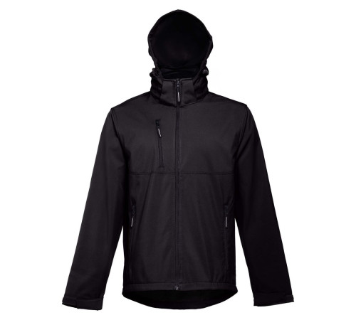 Куртка софтшелл мужская Zagreb, черная