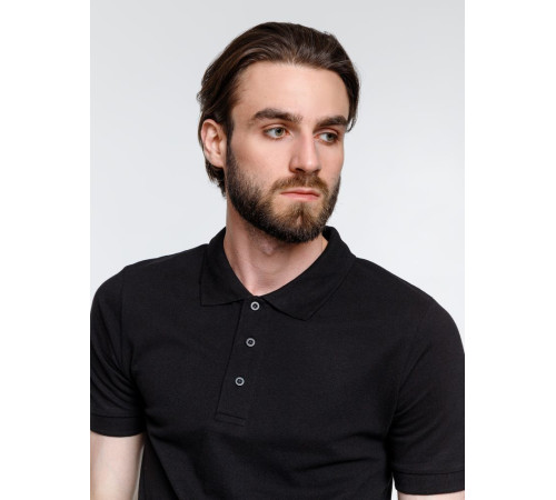 Рубашка поло мужская Adam, черная