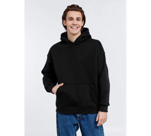 Худи оверсайз унисекс Go Easy, черное