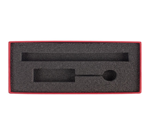 Коробка Notes с ложементом для ручки и флешки, красная