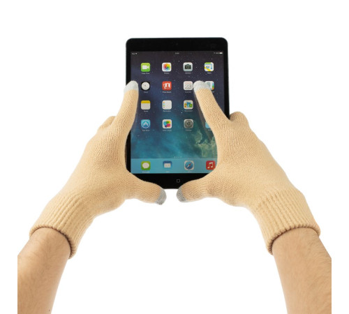 Перчатки сенсорные Urban Flow, бежевые