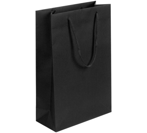 Пакет бумажный Waski M, черный