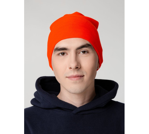 Шапка Hey, красно-оранжевая (кармин)