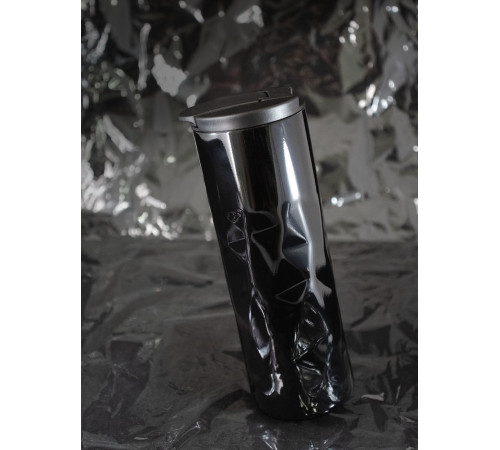 Термостакан Gems Black Morion, черный морион