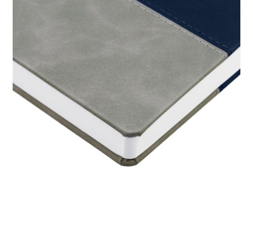 Ежедневник Horizon, недатированный, серый с синим