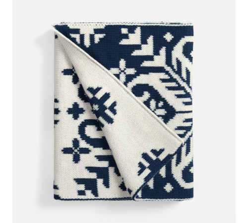 Шарф Wintertude L, синий с белым