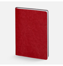 Ежедневник Nebraska Flex, недатированный, красный с серебристым
