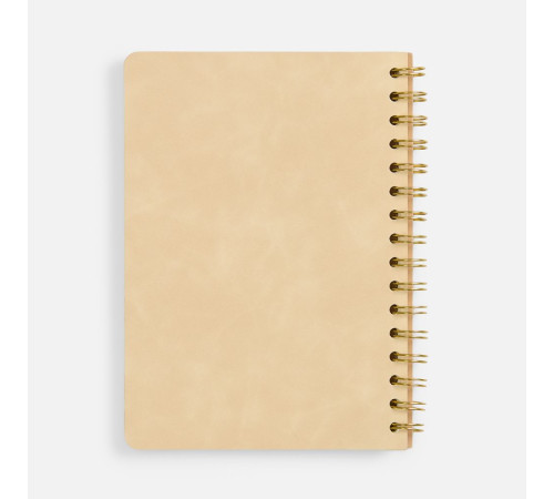 Ежедневник Spiral, недатированный, бежевый