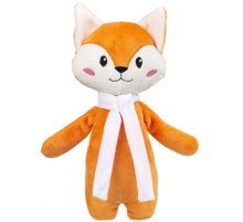 Мягкая игрушка Beastie Toys, лисенок с белым шарфом