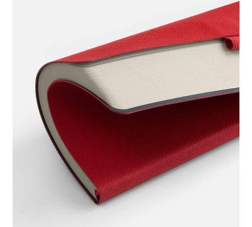 Ежедневник Lungo, недатированный, красный