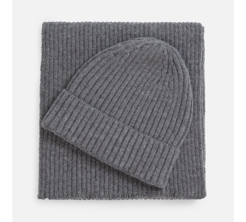 Шарф Laconi, темно-серый меланж