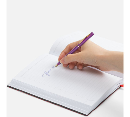 Ручка шариковая Euro Gold, фиолетовая