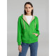 Толстовка унисекс на молнии Sherpa 280, ярко-зеленая