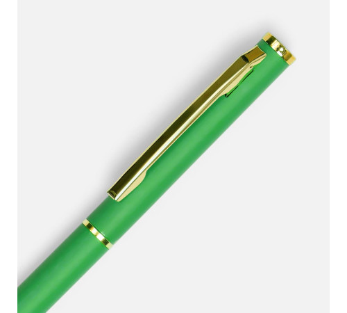 Ручка шариковая Hotel Gold, ver.2, матовая зеленая
