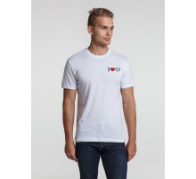 Футболка «Люблю любовь», белая