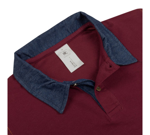 Рубашка поло мужская DNM Forward бордовая