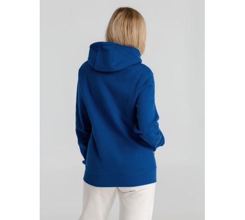 Толстовка с капюшоном унисекс King, ярко-синяя