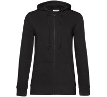 Толстовка на молнии с капюшоном женская BNC Inspire (Organic), черная