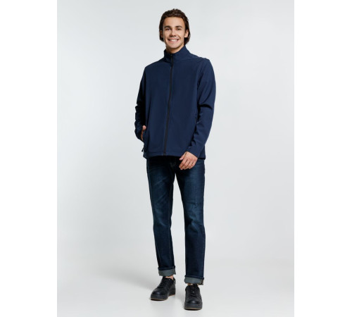 Куртка софтшелл мужская Race Men, темно-синяя