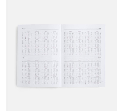 Ежедневник New Nebraska, датированный, коричневый