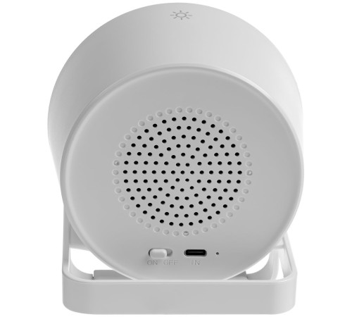 Лампа с колонкой и беспроводной зарядкой moonLight, белая