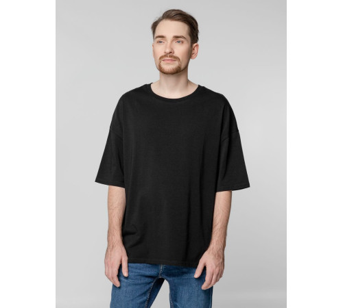 Футболка унисекс оверсайз Crosstown, черная