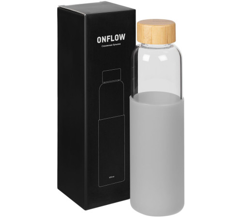 Бутылка для воды Onflow, серая